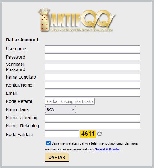 cara daftar